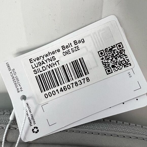 Lululemon Silver Drop Gray Everywhere Belt Bag NWT - Picture 10 of 13